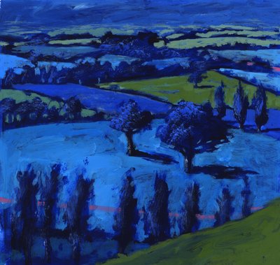 Blaue Landschaft, 2009 von Paul Powis